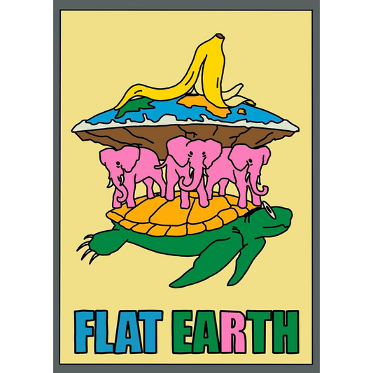 Flat Earth Poster